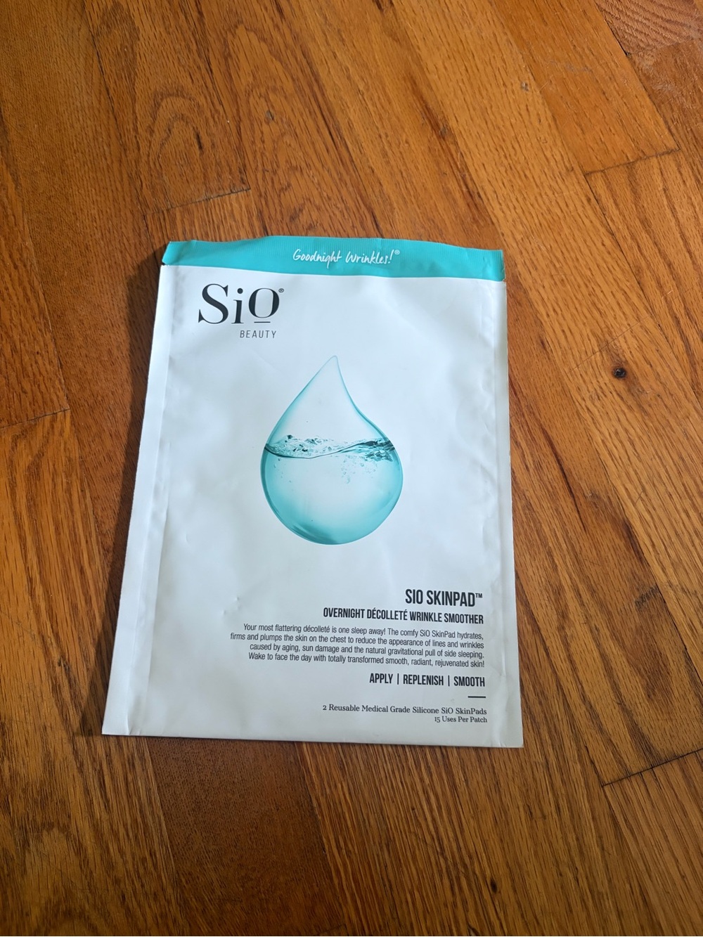 SiO BEAUTY SkinSiO BEAUTY SkinPad Overnight Décolleté Wrinkle Smoother 2 Patches